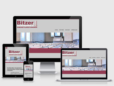 Responsive Webdesign für Bitzer Haustechnik