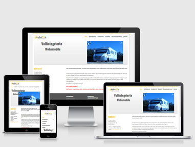 Responsive Webdesign für Camprent24