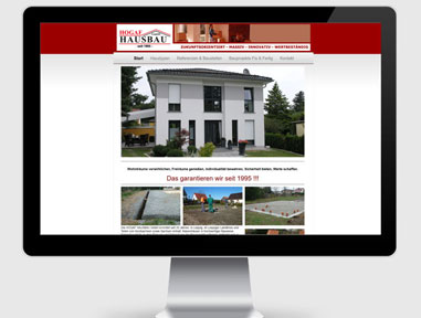 Webdesign für Hogaf Hausbau GmbH