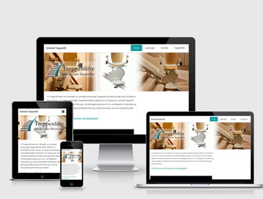 Responsive Webdesign für Schmidt Treppenlifte