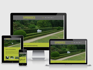 Responsive Webdesign für Planwerkstatt K