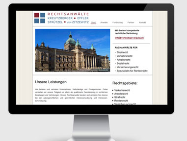 Webdesign für Verteidiger Leipzig