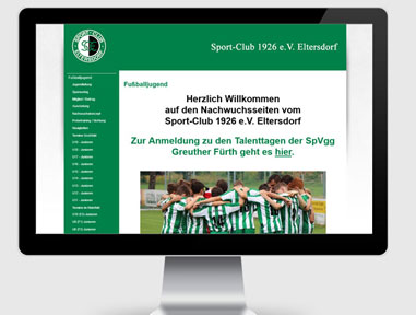 Webdesign für SC Elterdorf